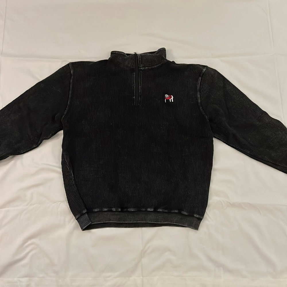 Pullover Zip-up with University of Georgia Embellishments